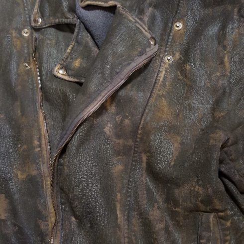 Felpa lavorata - Effetto vera pelle